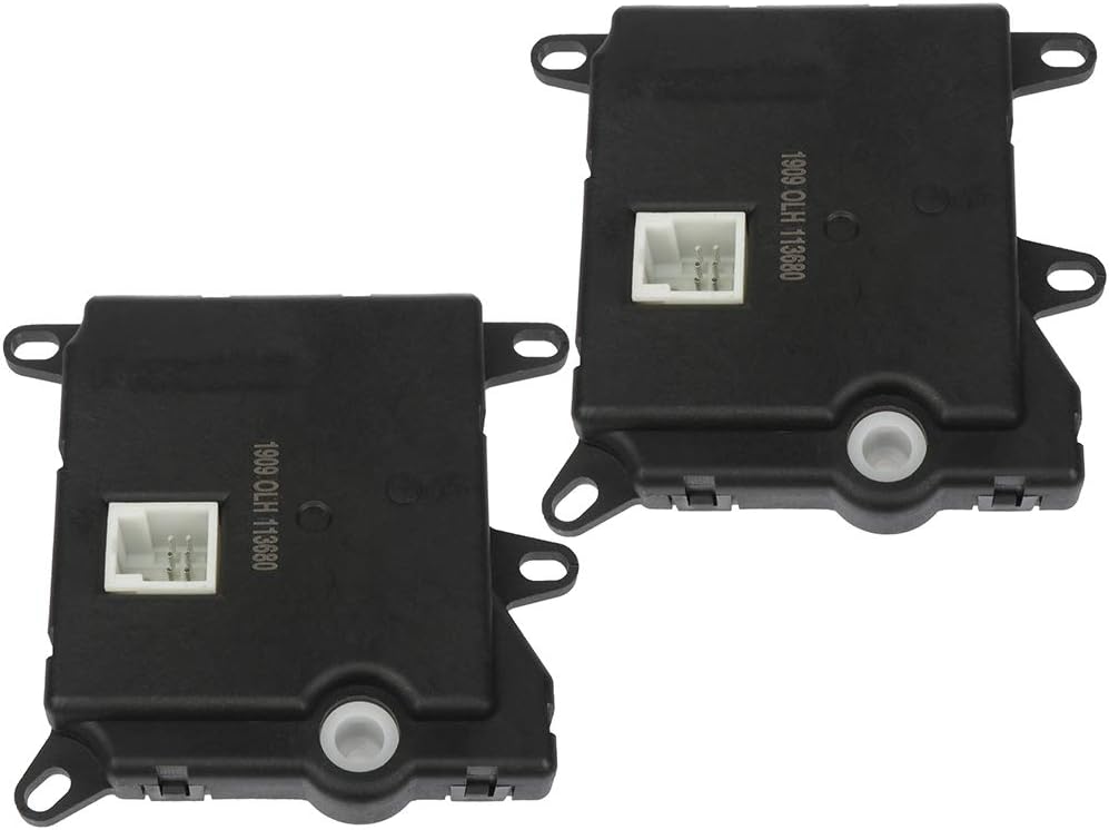 SCITOO HVAC Heater Blend Door Actuator Replacement for Ford for Taurus 1996-2007,for Mercury for Sable 1996-2005 604-206 Heater Blend Door Levers(Set of 2)
