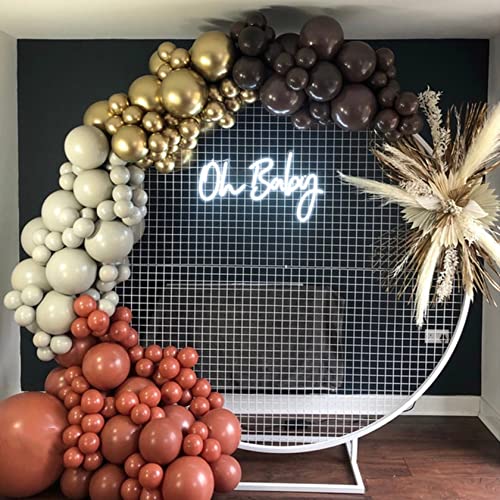 DYJD Oh bébé néon Signe LED Neon Wall SIGNAUX Signes DE LUMIÈRE PLAQUES Acrylique pour LA FÊTE Mariage DÉCORATIONS Filles Cadeaux Filles,Blanc,Oh Baby White Blanc Cover