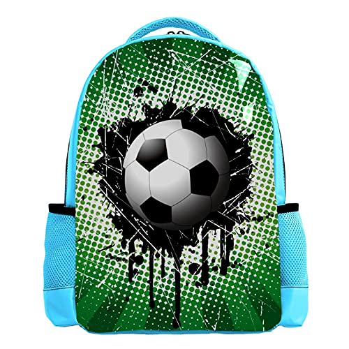 Sac à dos enfants football abstrait aux finitions soignées