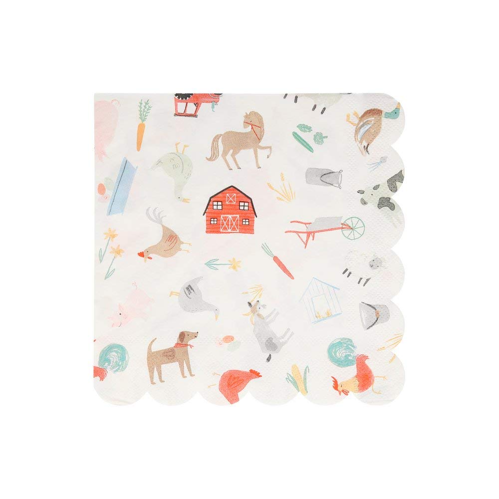 Meri Meri - Serviettes de Table ÄÂ la Ferme