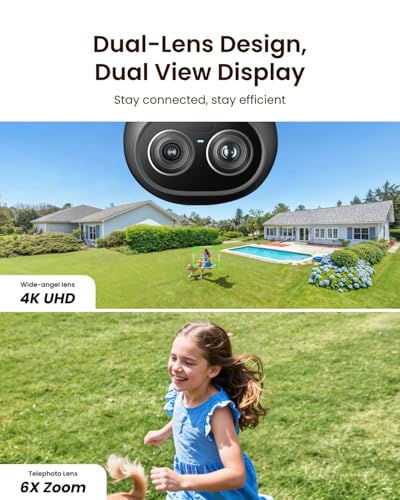 REOLINK TrackFlex Floodlight WiFix2 with RLN12W Bundle, 4K Dual-Lens Floodlight Camera, 360° PTZ 6X Hybrid Zoom, 3000 Lu - Additional View