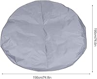 Vista 4 de DOITOOL Cubierta redonda para bañera de hidromasaje, cubierta impermeable para spa, polvo de piscina al aire libre, 74.80 pulgadas