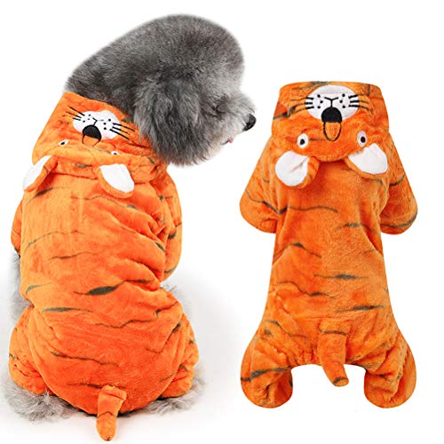 Disfraz para perro Halloween Popetpop talla S naranja miniatura 7