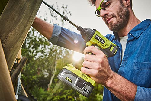 RYOBI - Duo One + 18 Volt: Schlagschrauber und Kreissäge - 1 Akku 5,0 Ah - 1 Akku 2,0 Ah - 1 Ladegerät - R18CSPID2-252S – Bild 6