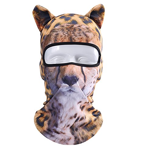 Image of Cat Balaclava,Dog Balaclava,Halloween Hat,Cute Full Face Hood Mask Animal Ski Mask for Hiking Riding Sports Outdoor