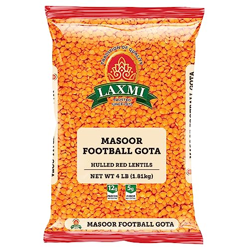 Laxmi Masoor Football Dal - Traditional Red Lentils - 4lbs