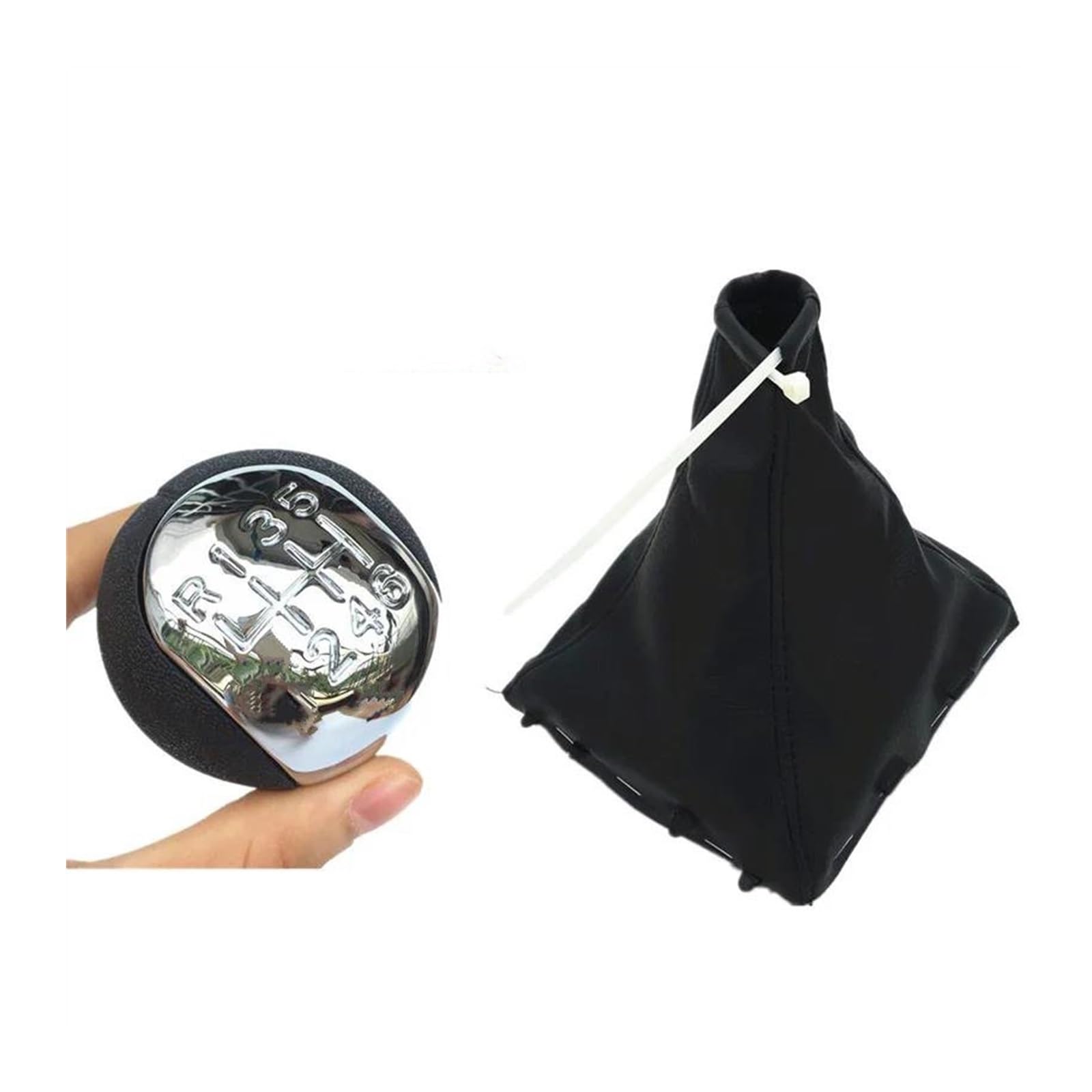 Cavinbdz Combo 2 For Opel For Vectra C 2002 2003 2004 2005 5/6 Speed Manual Car Gear Shift Knob Gaiter Boot Cover Collar Case