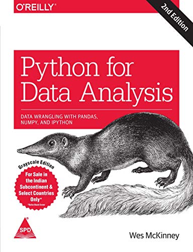 PYTHON FOR DATA ANALYSIS 2/ED 9352136411 Book Cover