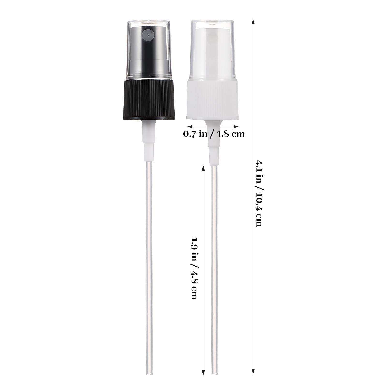 Parti di Ricambio per Spruzzatori 20 Pezzi Ugelli Atomizzanti da 18 MM, Tappi Spray per Flaconi Spray, Compatibili Erogatori per Profumi e Prodotti per Chioma