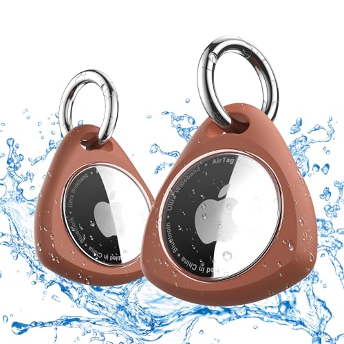 Funda impermeable con llavero para airtag