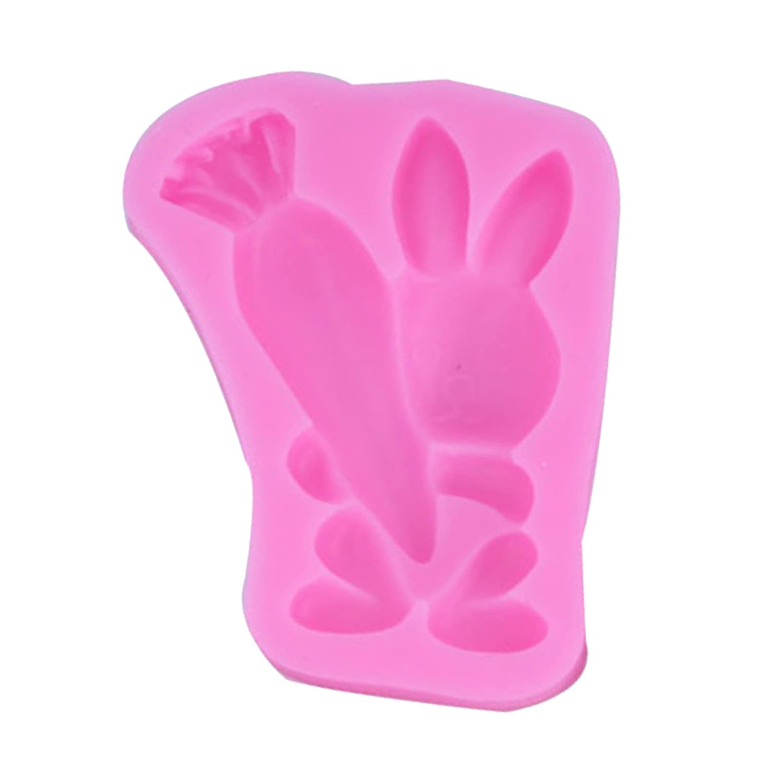 Kalttoy C 3D Artoon Bakeware Tools Sugarcraft Ake Mold Ute Arrot Shape Environmentally Gift Food-Grade Silicone Soap Mold