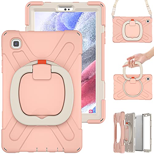 Étui antichoc Samsung Galaxy Tab A7 Lite avec béquille rose