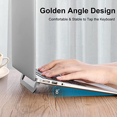 Soporte portátil para laptop ajustable de aluminio miniatura 2