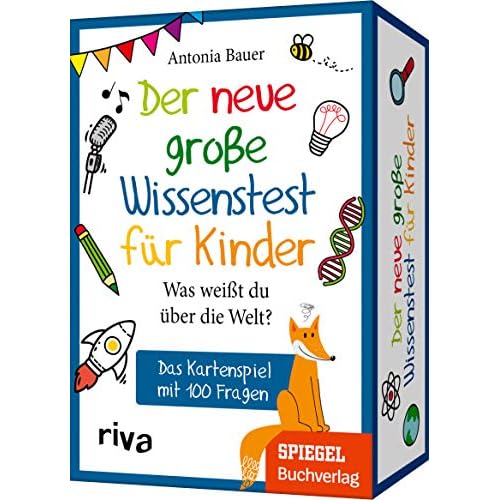 Der neue große Wissenstest für Kinder: Das Kartenspiel mit 100 Fragen