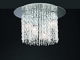 Trio 6143041-06 Deckenleuchte mit Glasbehang