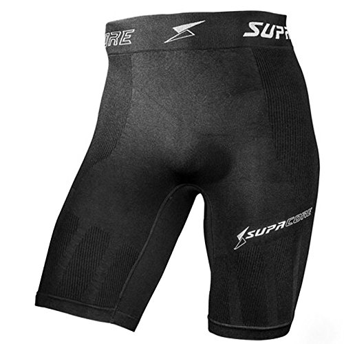 SUPACORE Herren Training Shorts Kompressionsshorts, Schwarz, S Cover