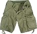 Olive Drab Infantry Vintage Military Cargo Utility Shorts, X-Large