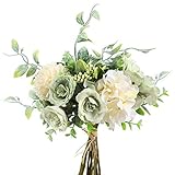 Größe: 23 x 23 cm, Künstlich Dekoblumen können während des Transports gedrückt und verformt werden, dies ist normal, nach Erhalt des Produkts mit einer kleinen Anpassung, um den ursprünglichen Zustand wiederherzustellen.