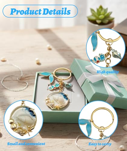 Image of 6 PCS Aesthetic Keychain, Cute Butterfly Bag Charms for Girls, Alloy Metal Key Chain Set with Six Pieces