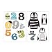 Lolli Living Wall Decals - Phinley - Self Adhesive Reusable Vinyl Wall Decals For Baby Nursery, Safe For Walls, Easy Application