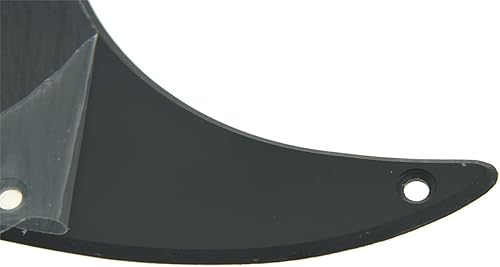 Miniatura 31 de KAISH Placa de rascar para Delonge Stratocaster/Strat Style One Humbucker de 11 agujeros para Delonge Stratocaster/Strat Black Pearl Negro