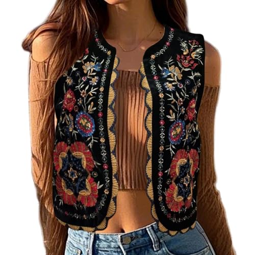 Gilet floral vintage boho pour vos sorties estivales chic