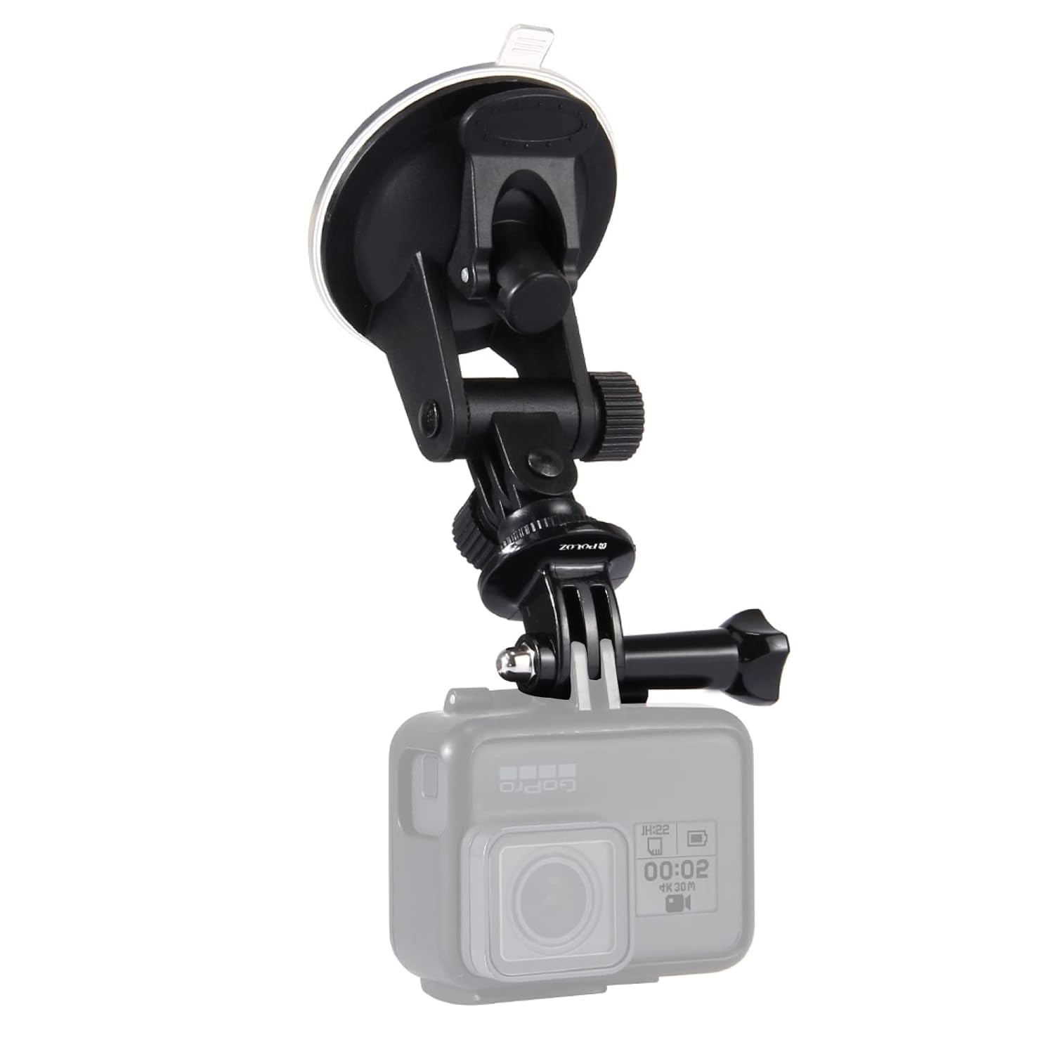 HOJI Car Suction Mount for Go Pro Hero 13/12/11/10/9/8, DJI Osmo Action 5 Pro/4/3 & Insta360 X5/X4/X3/X2 | 360° Adjustable Camera Holder-picture-21
