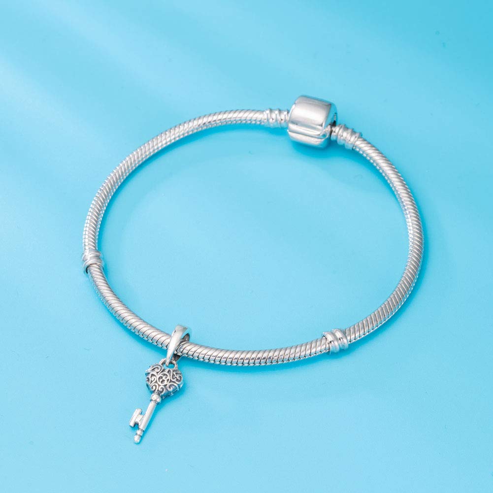 Sterling Silver Charms For Bracelets – Stars, Moon, Cross, Praying Hands, Clover Pendants, 925 Silver Beads