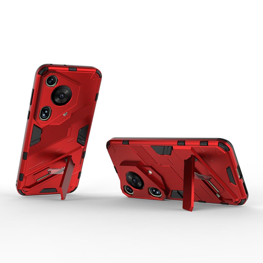 WOKEZ Fodral till Huawei Pura 70 Ultra - 360° Stötsäkert Röd