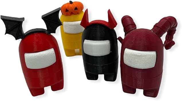 dalyan Among Us Halloween 4-Piece Figure Set