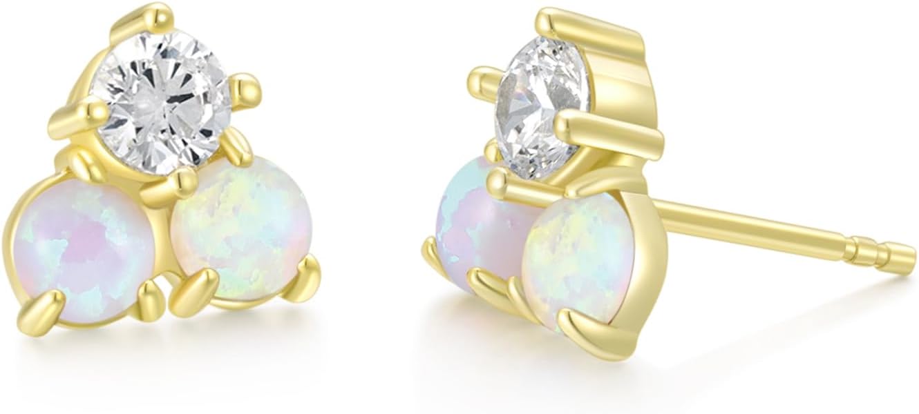 Mameloly 925 Sterling Silver Post 14K Gold Plated Hoop Earrings for Women Pave Dainty Cubic Zirconia CZ Huggie Hoop Earrings Hypoallergenic