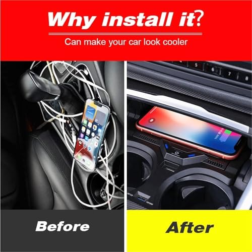 Cargador inalámbrico para coche Serie 3 G20 soluciona cables sueltos placa 15W 3