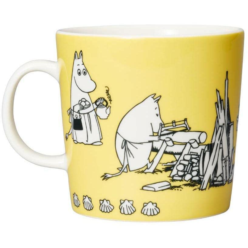 Taza grande Moomin Arabia amarilla 0.4 L miniatura 2