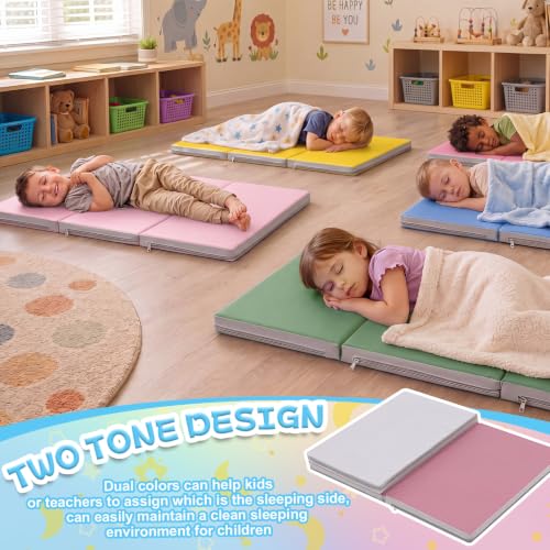Image of Wesiti 5 Pcs Kids Nap Mats for Preschool Daycare Bulk, Boho