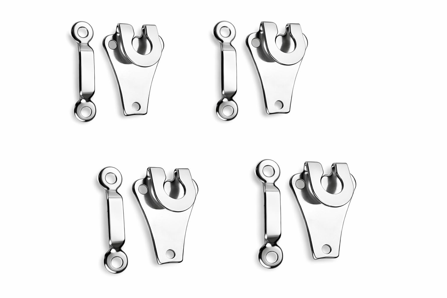 SSKR Stainless Steel Hooks Sewing Fasteners for Clothes - Pack of 15 Sets | Heavy Duty Garment Hooks for Kids Frocks, Men’s Trousers, Shorts, Pants, Dresses, Skirts, Slacks, Sweaters & Garments-image-8
