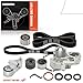 A-Premium Engine Timing Belt Kit with Water Pump Compatible with Subaru Outback 2008-2011, Forester 2009-2010, Impreza 2008-2011 - SOHC 2.5L