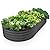 Plant & Plot Galvanized Raised Garden Beds Outdoor 6×3×1 ft, 8×4×1 ft