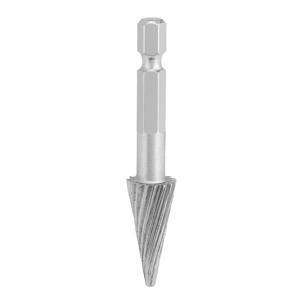 Rotarying File, 5pcs 1/4inch Hex Shank High Speeds Steel Burrs Rotarys Files for Aluminum and Iron Hardware for Metal Wood Burs Woodworkins Cutting
