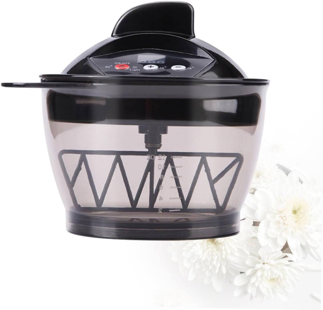 NOLITOY Hair Dye Stirrer Mixer Set with Automatic Mixing Bowl for Coloring Ergonomic Design Suitable for Home and Salon Use
