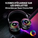 Razer Kraken V4 Pro - Cuffie da gioco wireless con hub di controllo Sensa HD haptics (hub di controllo OLED, driver TriForce da 40 mm, HyperSpeed e Bluetooth, THX Spatial Audio) Nero - 12