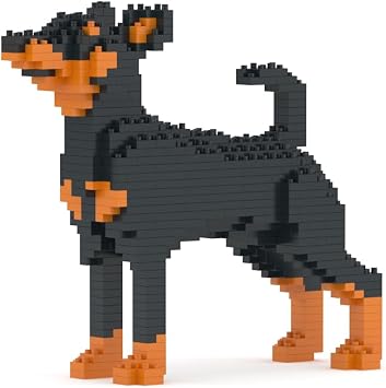 JEKCA Miniature Pinscher 01S-M01 | Dog Plastic Building Blocks | Age 14+