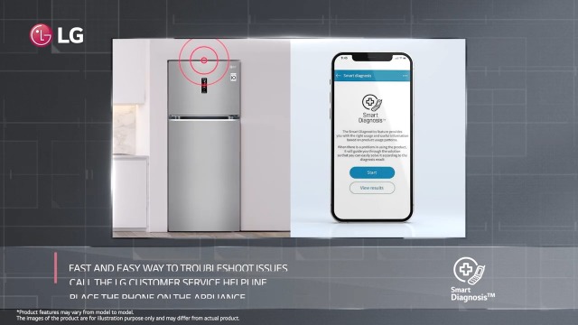 LG 343 L, 3 Star, Smart Inverter Compressor, Wi-Fi Enabled