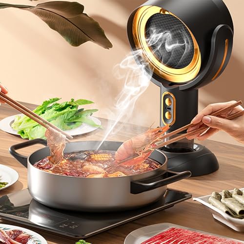 Ventilador de escape compacto PuffHide, purificador para fumar en interiores con filtro lavable 7