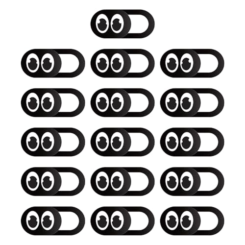 OAOSDH Copertura Protettiva per Fotocamera da 16 Pezzi, Copertura Creativa della Fotocamera, Accessori per Fotocamere, Adatti A Telefoni Cellulari, Tablet E Laptop.