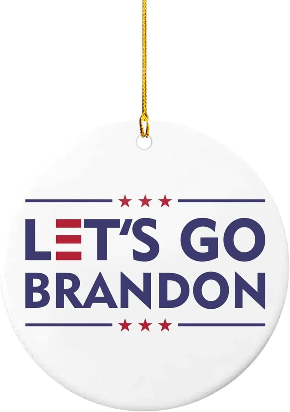 Changfuj Brandonのクリスマスの装飾品 クリスマスツリーの装飾 陽気な面白いノベルティギフトクリスマスプレゼントラウンドセラミック装飾品ぶら下げ飾り A Ceramic Material Dev Fitzpatrickteamremax Com