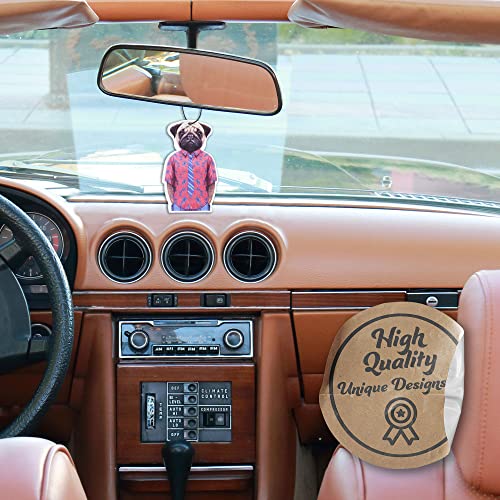 Image of Air Freshener Scented With Essential Oils By Fresh Fresheners (Pug Lover)