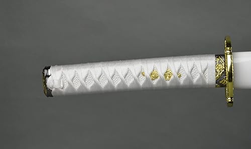 Miniatura 3 de Espada samurái Wakizashi hecha a mano, Katana de espiga completa, espada media, cuchillos japoneses hechos a mano listos para la batalla