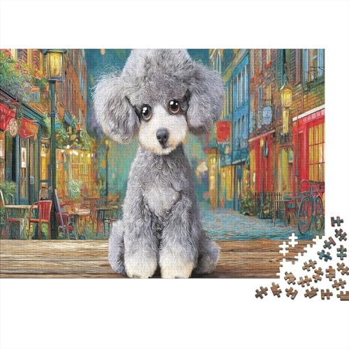 Puzzle de poodle de 1000 piezas, una excelente idea de regalo para adultos