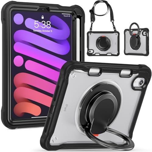 Protège-écran iPad mini 6 2021 coque transparente support poignée