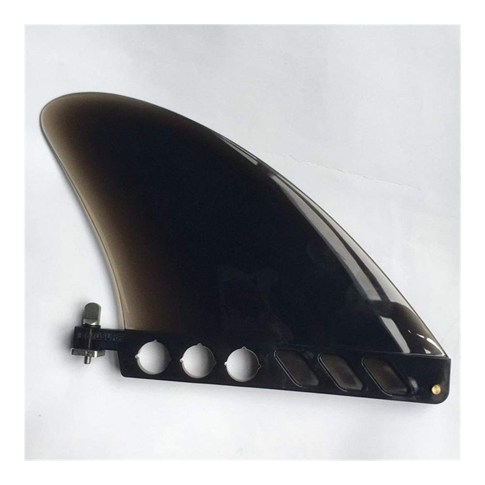 SHAOXISurfboard tail fin 4.6 Inch Soft Fin With Screw White Water Fin for longboards, surfboards and paddle boards